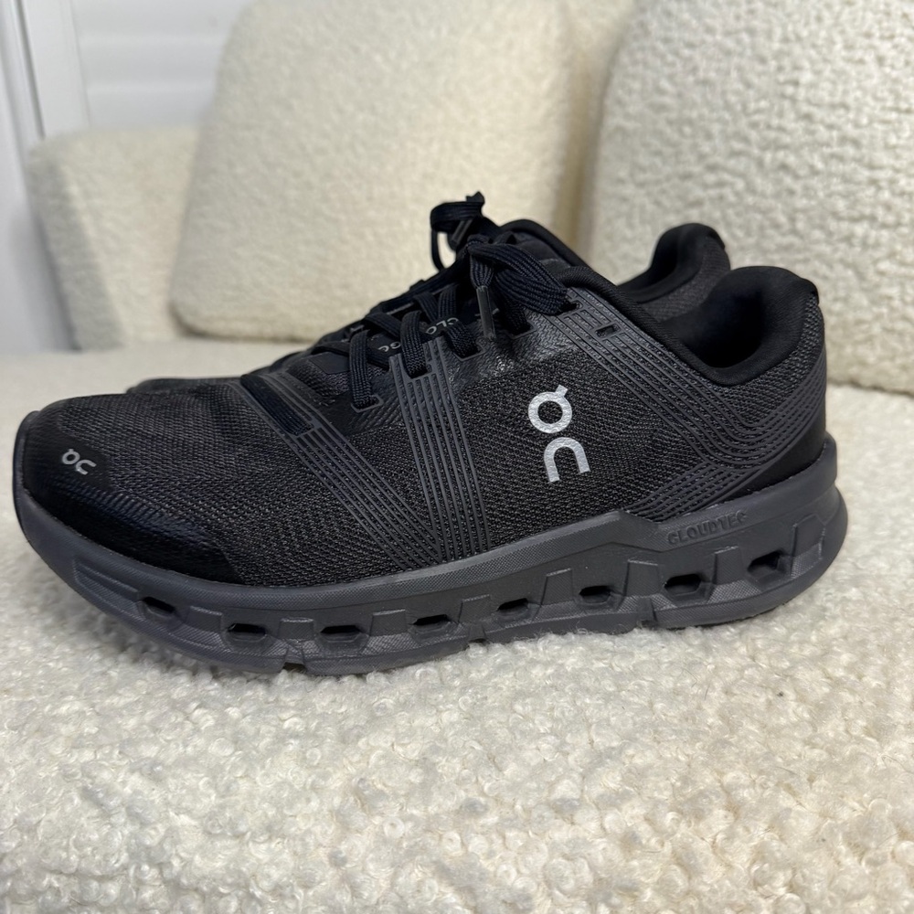 ON WOMEN'S CLOUDGO Black Eclipse Running Shoes Cl… - image 2